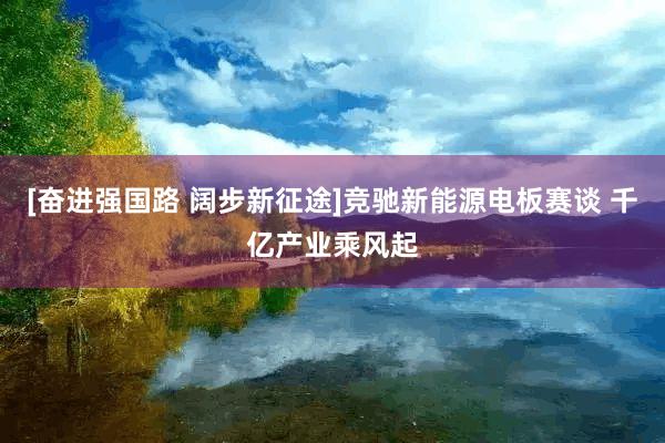 [奋进强国路 阔步新征途]竞驰新能源电板赛谈 千亿产业乘风起